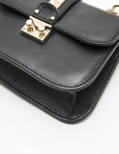 Sac VALENTINO cuir noir Rockstuds