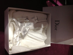 Sortie de bain CHRISTIAN DIOR blanche