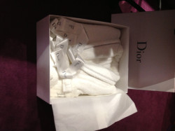 Sortie de bain CHRISTIAN DIOR blanche