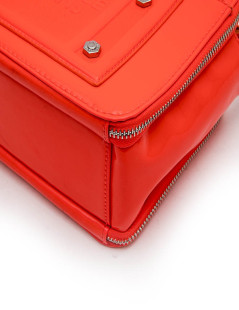 VERSACE Jeans bag in neon orange patent leather