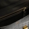  HERMES vintage 'Constance' bag in brown chocolate crocodile leather