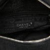 CHANEL bag in black fabric embroidered with silver thread