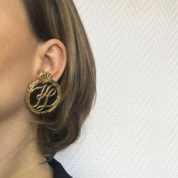 Boucles d'oreille clips KARL LAGERFELD