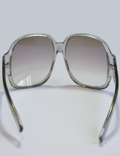 Lunettes de soleil GUCCI en plastique gris clair