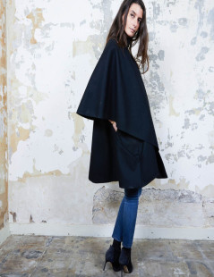 Manteau cape mi-longue taille 34 "Paris-Shangai" CHANEL