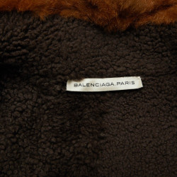 Veste BALENCIAGA peau retourné