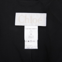 Veste T 38 CHLOE en Castor noir brillant