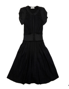 Robe VIKTOR & ROLF T 36 FR en laine noire