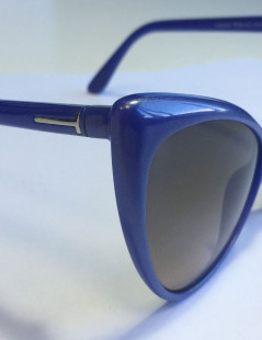 TOM FORD 'Anastasia' sunglasses in blue plastic