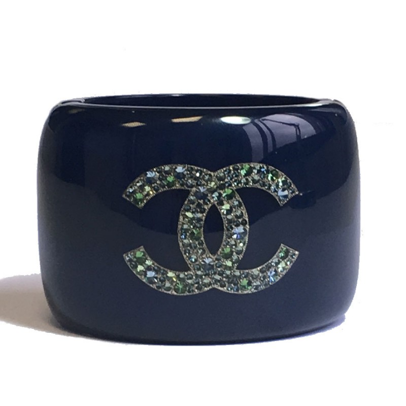 Resin bracelet LOUIS VUITTON turquoise - VALOIS VINTAGE PARIS