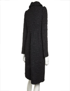 PRADA coat in black blistered fabric  40 IT / T 36 FR