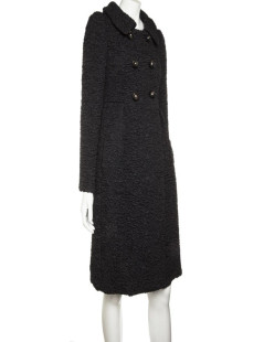 PRADA coat in black blistered fabric  40 IT / T 36 FR