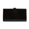 HERMES wallet-briefcase in black smooth box leather