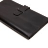 HERMES wallet-briefcase in black smooth box leather