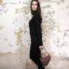 Sac "selle" CHRISTIAN dIOR monogram bordeaux