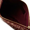 CHRISTIAN DIOR 'Saddle' Bag in bordeaux monogram canvas