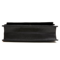 Pochette CHANEL vintage cuir matelassé noir