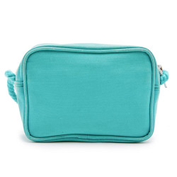 Sac COURREGE toile turquoise