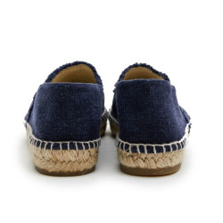 Espadrilles CHANEL bicolore bleu et noir