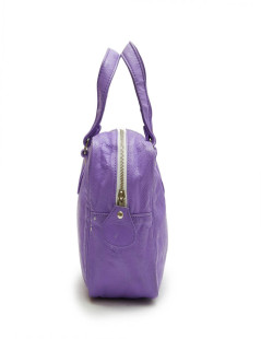 Sac COURREGES cuir veilli verni violet