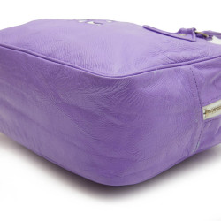 Sac COURREGES cuir veilli verni violet