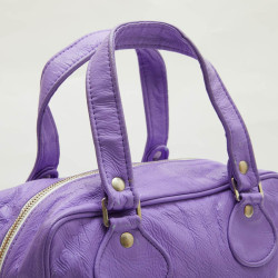 Sac COURREGES cuir veilli verni violet