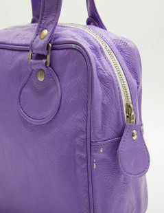 Sac COURREGES cuir veilli verni violet