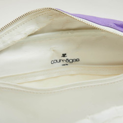 Sac COURREGES cuir veilli verni violet