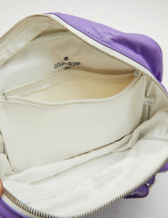 Sac COURREGES cuir veilli verni violet