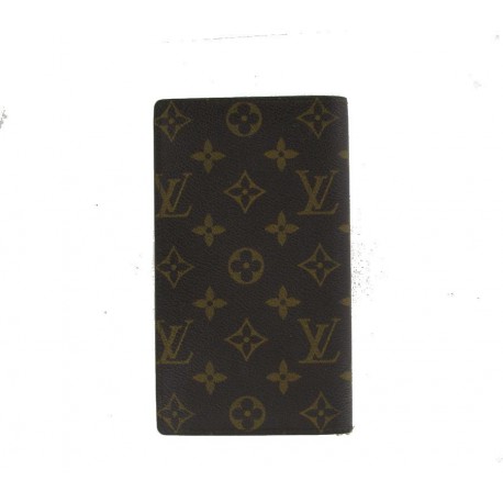 Portefeuille LOUIS VUITTON vintage en toile monogrammée LV