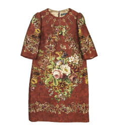 Robe DOLCE & GABBANA T 36  imprimé fleuri