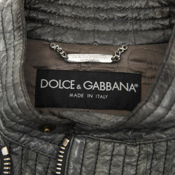 Perfecto Homme DOLCE & GABBANA en cuir d'anguille