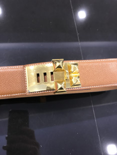 Ceinture Médor HERMES  T 68 gold