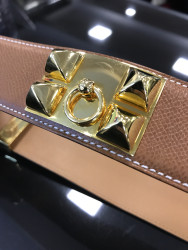 Ceinture Médor HERMES  T 68 gold