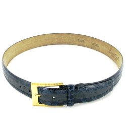 Ceinture autruche et croco SAN-CARLO