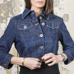 Blouson JEAN PAUL GAULTIER t 38 en toile denim