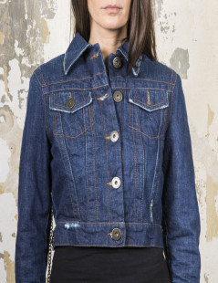 Blouson JEAN PAUL GAULTIER t 38 en toile denim