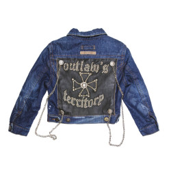 Blouson JEAN PAUL GAULTIER t 38 en toile denim