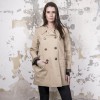 LOUIS VUITTON Mackintosh raincoat in beige cotton size 42