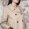 LOUIS VUITTON Mackintosh raincoat in beige cotton size 42