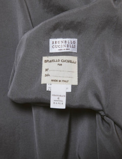 trench T38 BRUNELLO CUCINELLI réversible en soie 