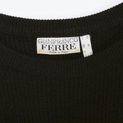 Pull overize GIANFRANCO FERRE T 42 noir