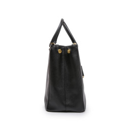 PRADA 'Galleria' in black Saffiano in black leather