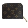  LOUIS VUITTON "Zippy" wallet in brown monogram canvas