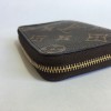  LOUIS VUITTON "Zippy" wallet in brown monogram canvas