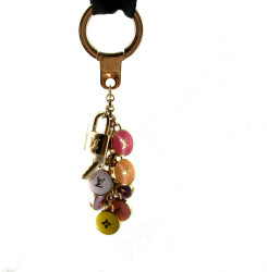 PORTE-CLEFS MULTICOLORE et doré LOUIS VUITTON