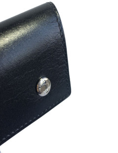 HERMES Key holder in black box leather