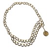 CHANEL belt in gold mesh chain vintage