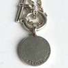 Collier HERMES pendentif Clou de selle en argent