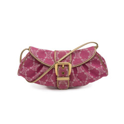 Pochette CELINE toile monogram rose 